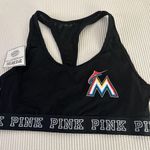 Victoria's Secret PINK Exclusive MLB Collection Black Sports Bra Photo 0