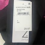 Z By Zella NWT  Black Cropped Collared Shirt Sweater | Nordstrom Rack |Size Small Photo 2