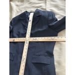 Le Suit  Women's Blazer Jacket Black Striped Size 10 Suit Separate Long Sleeve Photo 8