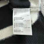 Charter Club Luxury 100% Cashmere Black White Striped Turtleneck Sweater Size M Photo 7