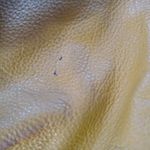 Great American Leather Works Yellow Crossbody Shoulder Bag 100% Leather 11x7x3. Photo 4