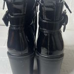 GBG Black patent leather boots size 8 1/2 Photo 1