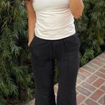 Nike black wide leg sweatpants sz xs / fits xs-small Photo 0