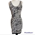 Guess Tan & Black Tribal Tank Body Con Dress Size M/L Photo 1