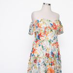 Dress the Population - River Off-Shoulder Floral Midi Dress Photo 5