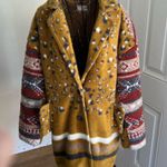 Anthropologie Pilcro faux fur Contrast Jacket size S Bohemian comfy Photo 4