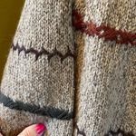 Studio Works Vintage  size L Ramie blend hand stitched design sweater. Photo 6