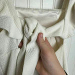 Bardot  Revolve Ashley Frill Mini Dress White, Open Back size 6 H39 Photo 9