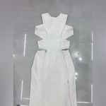 Solace London  Weaver White Maxi Cut Out Dress. Photo 8
