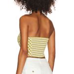 Free People NWOT  Leilani Tube Top in Green Gingham Size Large Photo 3