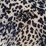 Vertigo Paris Cheetah Print Studded Embellished Long Sleeve Mock Neck Top Small Photo 7