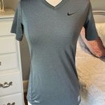 Nike  Pro Gray Shirt Top Fitted Running Photo 2