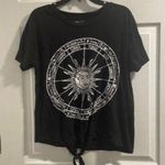 On Fire  black astrological zodiac horoscope astrology graphic shirt Photo 0