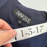 SINGLE Los Angeles Dress Womens Medium Blue Sheath Knee Length Career Business Photo 2
