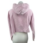 Forever 21 x Barbie Pink Hooded Hoodie Long Sleeve Crop Sweater Sweatshirt Top S Photo 1