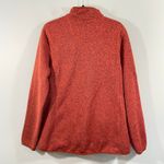 LL Bean Women Burnt Orange Full Zip Fleece Jacket Size L Size L Photo 6