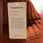 PRETTYGARDEN  Chic Rust Sweater Photo 3