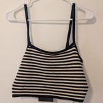 Le lis  Navy and White Striped Top Photo 2