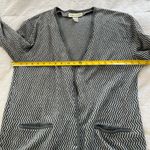 Cathy Daniels  Black and Gray Chevron Cardigan Photo 2