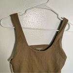 TWENTY Montreal Caiman 3D Crocodile Jumpsuit Olive Cream Green Size M Photo 2