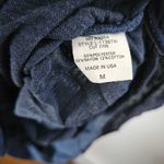 Lanston Dress Ruched Henley Long Sleeve Mini Navy Blue Casual Neutral Comfy Size M Photo 10