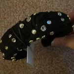 Kate & Mallory  Black Headband with Gold Accents Photo 2