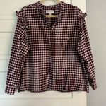 Something Navy  Cropped Flannel Top Photo 1