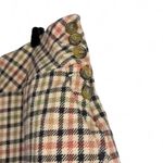 Ann Taylor  size 4 four Burberry style plaid mini skirt with buttons on the side Photo 2