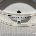 Trina Turk Vivika Crewneck T-Shirt White Size S Photo 2