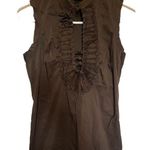 Esley  brown green sleeveless tunic size small Photo 0