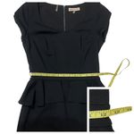Rebecca Taylor  Peplum Sheath Dress - Black - 4 Photo 4