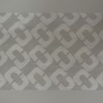 Diane Von Furstenberg  White and Gray Patterned Dust Bag‎ Size 16.5”x15” Photo 2