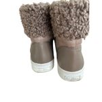 Sam Edelman  Grey Suede & Faux Shearling Sneaker Booties Photo 5