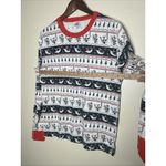 Disney Hanna Andersson Nightmare Before Christmas Medium Long Sleeve Cotton Top Red Photo 6