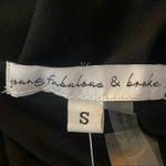 Young Fabulous and Broke YOUNG, FABULOUS & BROKE black open back,ruched,asymmetrical dress. Small. NWT Photo 7
