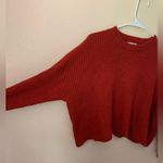 Poof Apparel Red Knit Sweater Photo 3