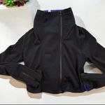 Lululemon  Rare Principle Crop Black Asymmetric Quilted Jacket Size 6 Photo 1