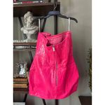 retrofete Kimora Leather Embossed Mini Dress Paradise Pink Womens Size Small Photo 7