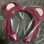 Korean Cute Plush Bear Ears Headband Pink Photo 6