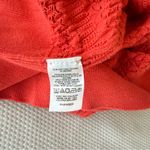 Loft Ann Taylor Short Sleeve Petite Pointelle Tie Neck Knit Sweater Blouse Small Photo 3