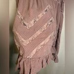 Free People Intimately  Voile Trapeze Lace Slip Dress Tunic in Misty Pink XS Photo 7