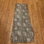 Akemi + Kin Elegant Silver Sleeveless Midi Dress Photo 3