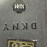 DKNY ELIE LEATHER WOMENS PUMPS W/GOLD TRIM 3” BLOCK HEEL SZ 10 BLACK NEW Photo 7