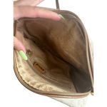 Gucci  Vintage Cream Tan Leather Logo Crossbody Bag Photo 4