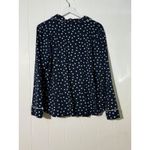 DKNY  Women’s Pajama Set XXL Navy Polka Dot Notch Collar Top & Pants Sleepwear Photo 2