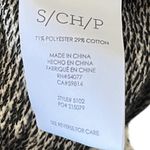 CAbi  Knit Blazer Womens Size S Grey White Melange Structured Collar Photo 4