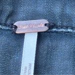 Free People  Chester Washed-Black Peplum A-Line Mini Dress XS Photo 3