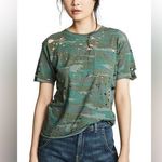 NSF Anderson Crew Tee in Sulphur Stone Camo Size XS Green Photo 0