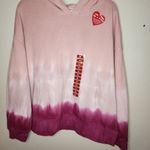 Wildfox New Women’s Pink Ombre Tie Dye Hooded Sweatshirt Hoodie Photo 0