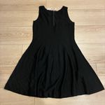 Nic+Zoe NWT  Twirl Knit Dress Black Onyx Textured Sleeveless A-Line Size M Photo 5